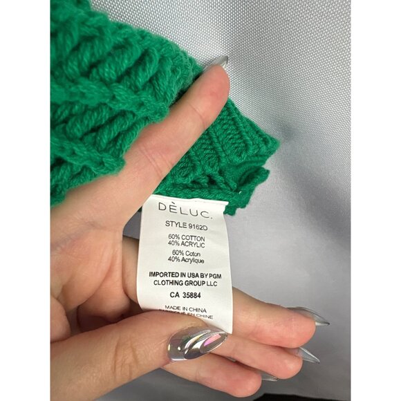 Women’s Dèluc. XS Emerald Green Knit Vest - Picture 5 of 5